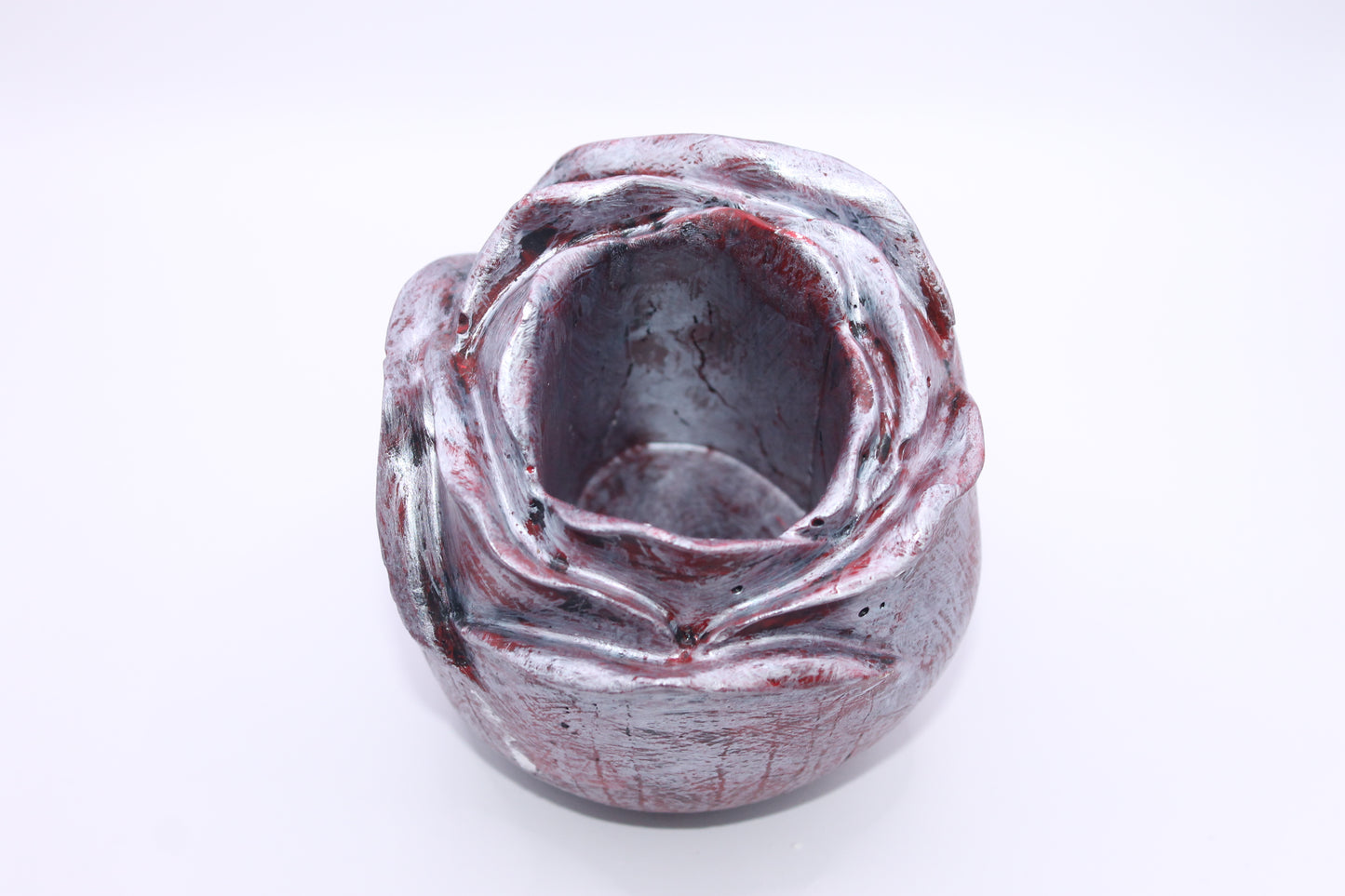 Crimson Curse Dreadful Elegance Skull Planter