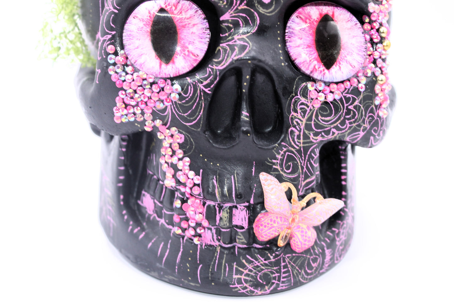 Rose Nocturne Skull Decor