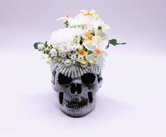 Death Becomes Her Skull Macabre Decor
