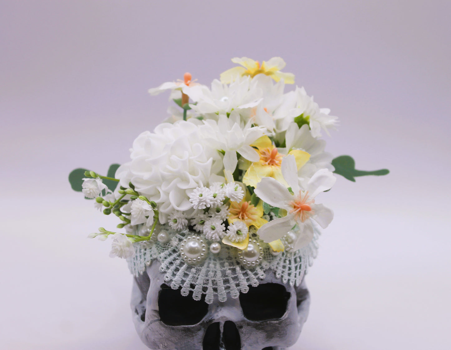 Death Becomes Her Skull Macabre Decor