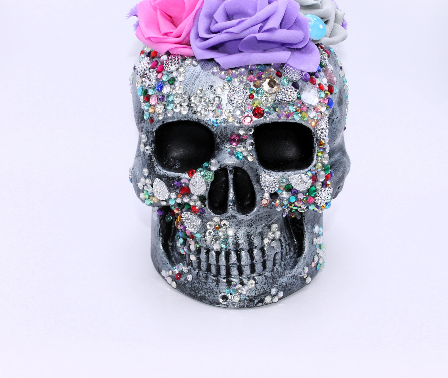 The Glittering Dead Skull Decor
