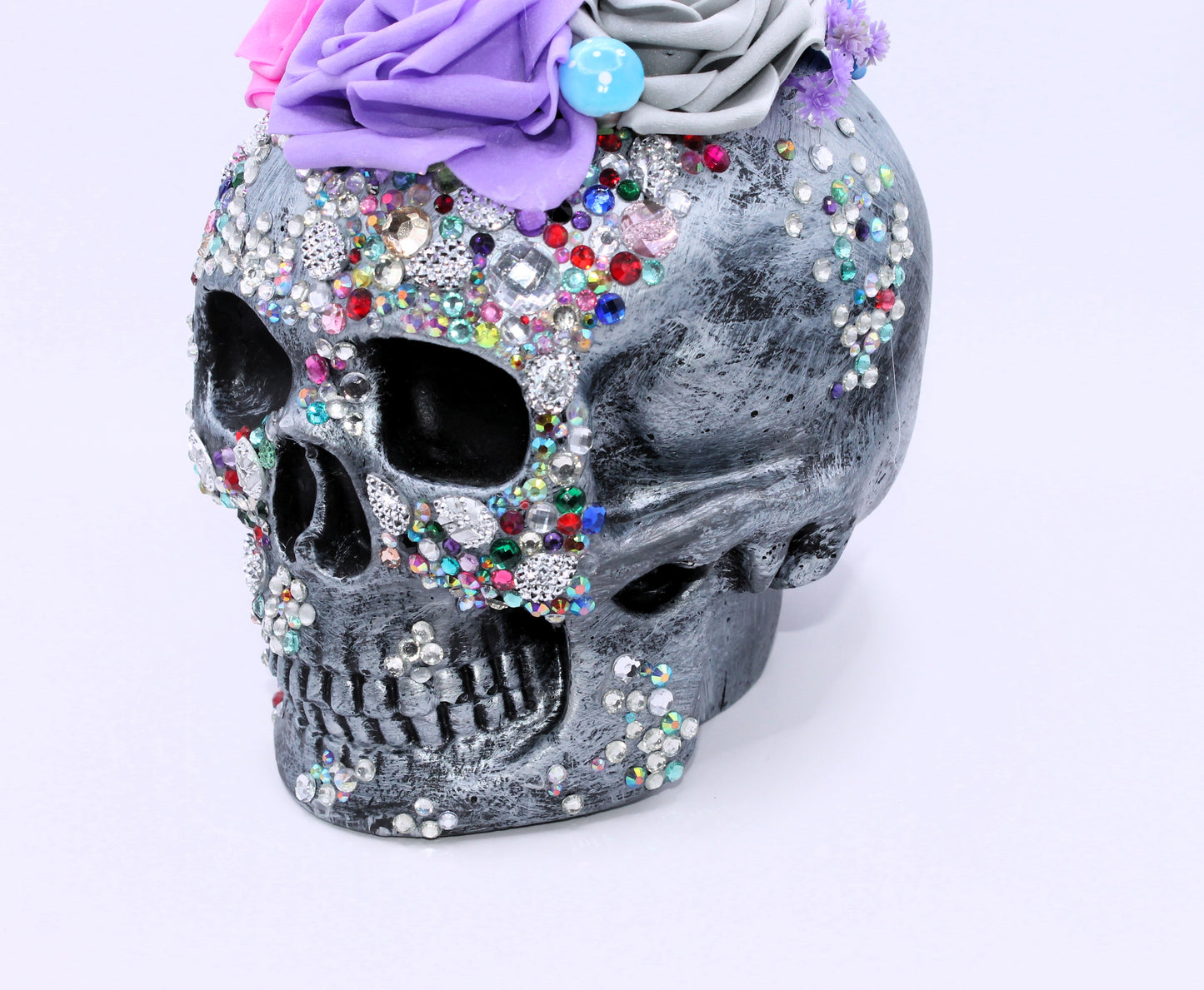 The Glittering Dead Skull Decor