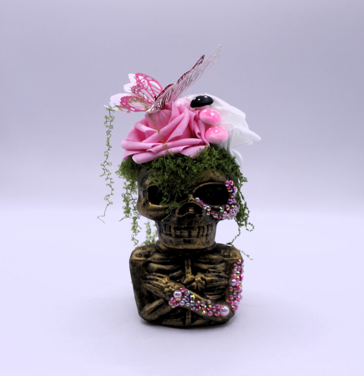 Rotten in Rhinestones soul cage decor