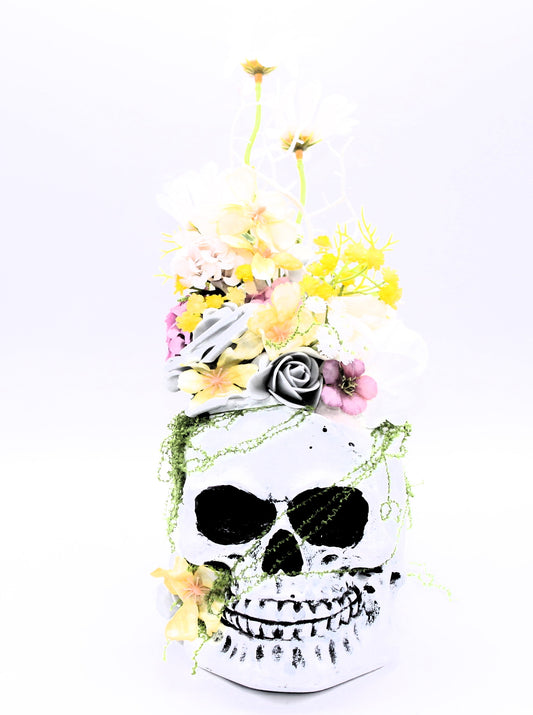Sunlight and Silence Skull Decor