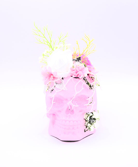 Petals of the Departed Skull Decor