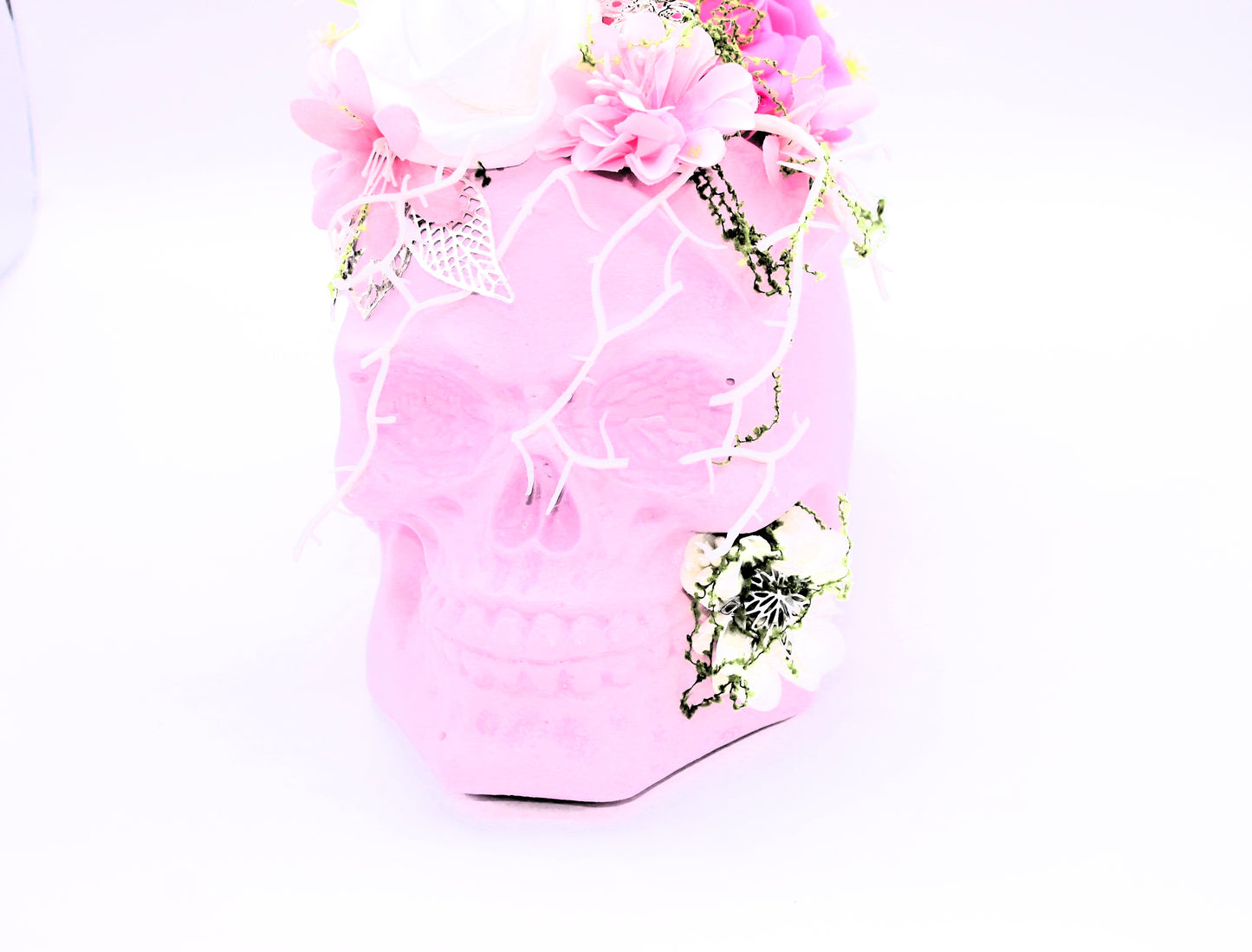 Petals of the Departed Skull Decor