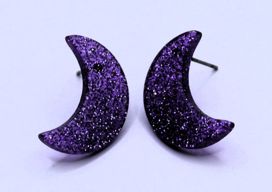Purple Crescent Moon