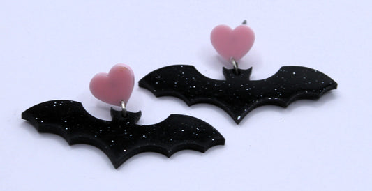 Pink Heart Bats