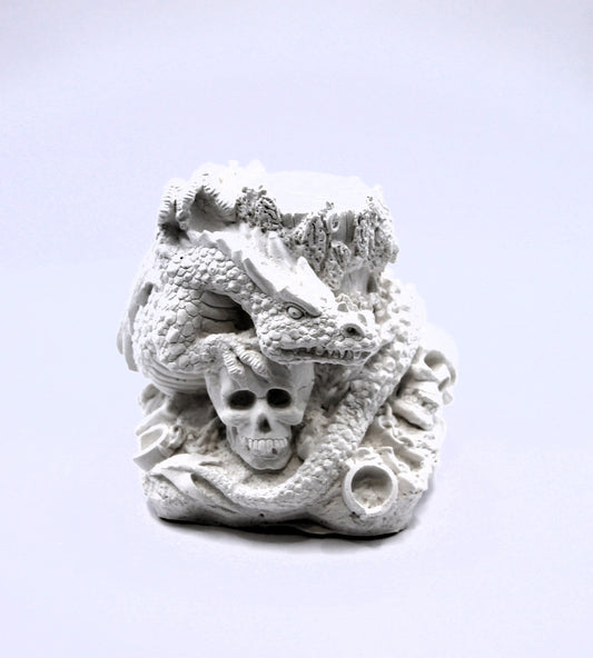 Skull fire Guardian raw dragon plaster mold