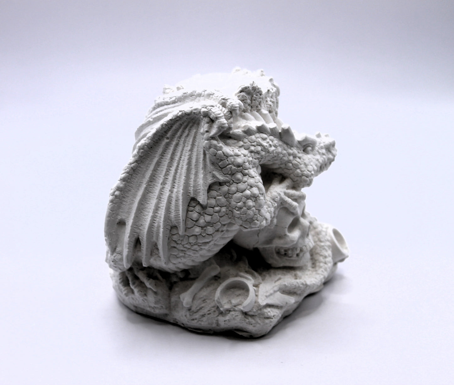 Skull fire Guardian raw dragon plaster mold