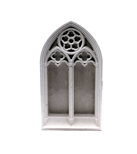 gothic arch window raw plaster mold